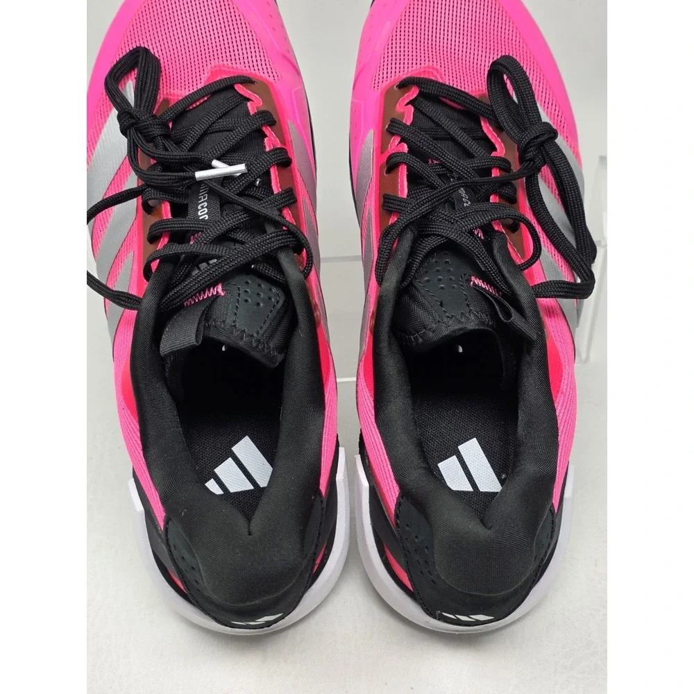 Adidas Adizero Ubersonic 5 Mens Size 9.5 Pink Silver Tennis Shoes JQ2901 NEW